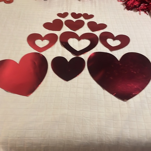 Bundle Valentines Day party decorations cards favor boxes hearts red teachers - Picture 6 of 11